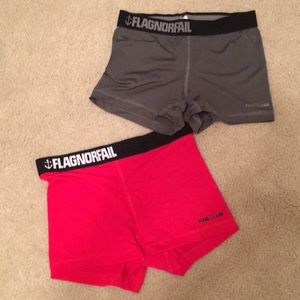 Flag nor fail women's compression shorts bundle